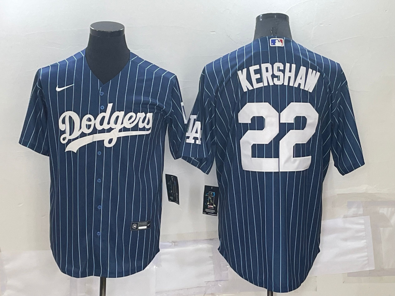 Men's Los Angeles Dodgers #22 Clayton Kershaw Navy Cool Base Stitched Baseball Jersey Men's Los Angeles Dodgers #22 Clayton Kershaw Navy Cool Base Stitched Baseball Jersey